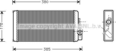 Prasco MS6188 - Scambiatore calore, Riscaldamento abitacolo autozon.pro