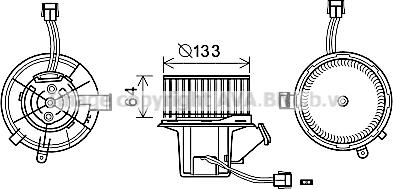 Prasco MS8640 - Elettromotore, Ventilatore abitacolo autozon.pro