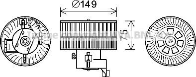 Prasco MS8619 - Elettromotore, Ventilatore abitacolo autozon.pro