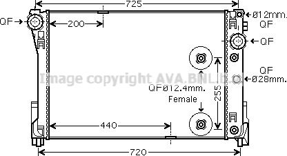 Prasco MSA2546 - Radiatore, Raffreddamento motore autozon.pro