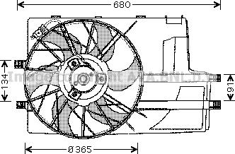 Prasco MS7511 - Ventola, Raffreddamento motore autozon.pro