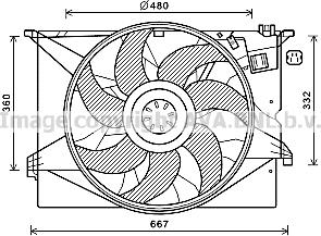 Prasco MS7670 - Ventola, Raffreddamento motore autozon.pro