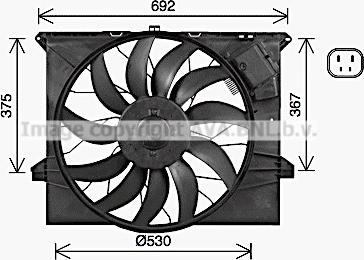 Prasco MS7745 - Ventola, Raffreddamento motore autozon.pro