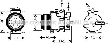 Prasco MSK430 - Compressore, Climatizzatore autozon.pro