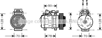 Prasco MSK062 - Compressore, Climatizzatore autozon.pro