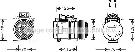 Prasco MSK087 - Compressore, Climatizzatore autozon.pro