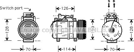 Prasco MSK273 - Compressore, Climatizzatore autozon.pro