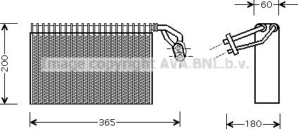 Prasco MSV317 - Evaporatore, Climatizzatore autozon.pro