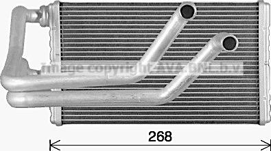 Prasco MT6287 - Scambiatore calore, Riscaldamento abitacolo autozon.pro