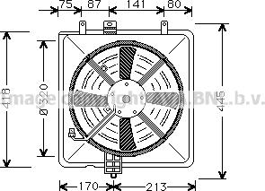 Prasco MT7502 - Ventola, Raffreddamento motore autozon.pro