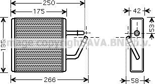 Prasco MZ6194 - Scambiatore calore, Riscaldamento abitacolo autozon.pro