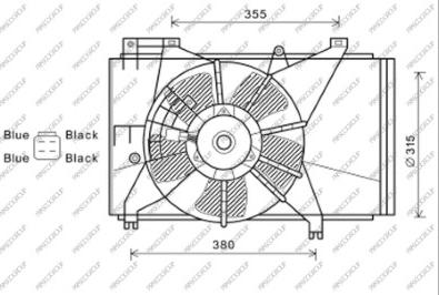 Prasco MZ309F001 - Ventola, Raffreddamento motore autozon.pro