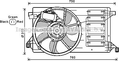 Prasco MZ7545 - Ventola, Raffreddamento motore autozon.pro