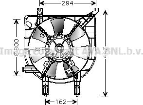 Prasco MZ7531 - Ventola, Raffreddamento motore autozon.pro