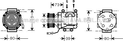 Prasco MZAK170 - Compressore, Climatizzatore autozon.pro