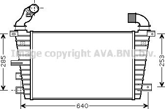 Prasco OL4416 - Intercooler autozon.pro