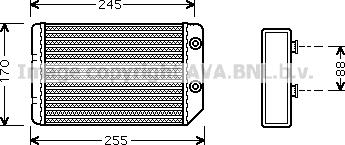 Prasco OL6314 - Scambiatore calore, Riscaldamento abitacolo autozon.pro