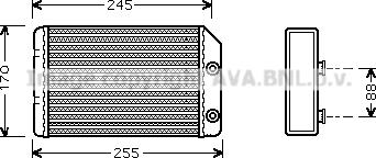 Prasco OL6315 - Scambiatore calore, Riscaldamento abitacolo autozon.pro