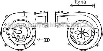 Prasco OL8618 - Elettromotore, Ventilatore abitacolo autozon.pro