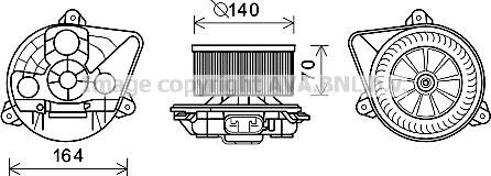 Prasco OL8623 - Elettromotore, Ventilatore abitacolo autozon.pro