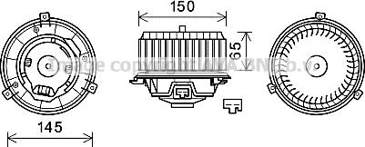 Prasco OL8674 - Elettromotore, Ventilatore abitacolo autozon.pro