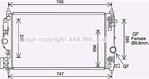 Prasco OL2687 - Radiatore, Raffreddamento motore autozon.pro