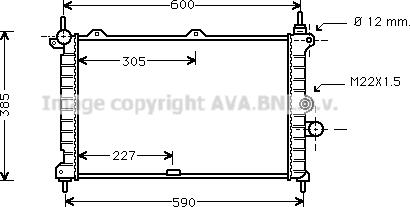 Prasco OL2266 - Radiatore, Raffreddamento motore autozon.pro