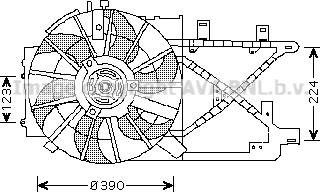 Prasco OL7516 - Ventola, Raffreddamento motore autozon.pro