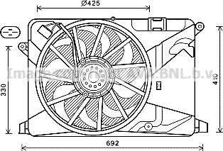 Prasco OL7669 - Ventola, Raffreddamento motore autozon.pro