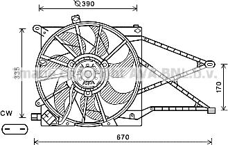 Prasco OL7603 - Ventola, Raffreddamento motore autozon.pro