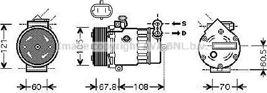 Prasco OLAK477 - Compressore, Climatizzatore autozon.pro