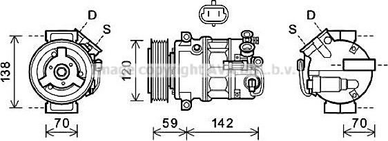 Prasco OLAK579 - Compressore, Climatizzatore autozon.pro