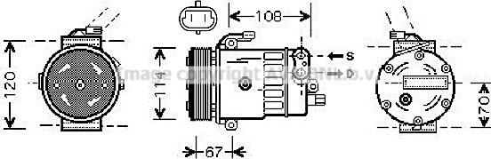 Prasco OLAK319 - Compressore, Climatizzatore autozon.pro