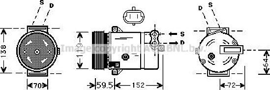 Prasco OLAK318 - Compressore, Climatizzatore autozon.pro