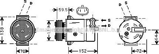 Prasco OLAK279 - Compressore, Climatizzatore autozon.pro