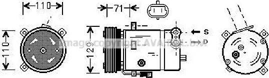 Prasco OLAK276 - Compressore, Climatizzatore autozon.pro