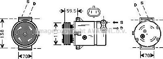 Prasco OLAK273 - Compressore, Climatizzatore autozon.pro