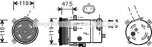 Prasco OLAK277 - Compressore, Climatizzatore autozon.pro