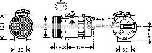 Prasco OLK466 - Compressore, Climatizzatore autozon.pro