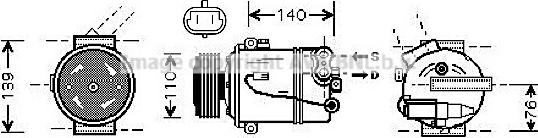 Prasco OLK410 - Compressore, Climatizzatore autozon.pro