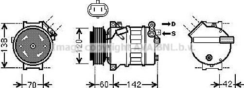 Prasco OLK543 - Compressore, Climatizzatore autozon.pro