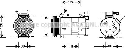 Prasco OLK021 - Compressore, Climatizzatore autozon.pro