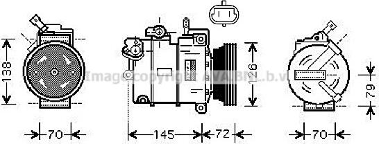 Prasco OLK376 - Compressore, Climatizzatore autozon.pro