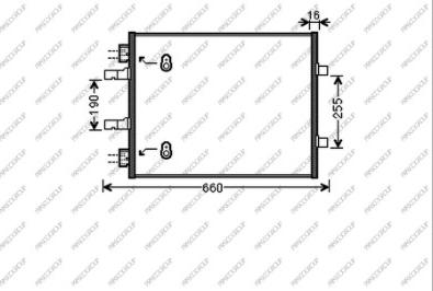 Prasco OP934C001 - Condensatore, Climatizzatore autozon.pro