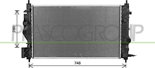 Prasco OP419R001 - Radiatore, Raffreddamento motore autozon.pro