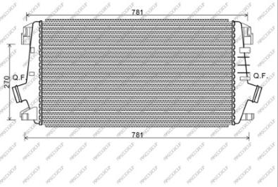 Prasco OP414N002 - Intercooler autozon.pro