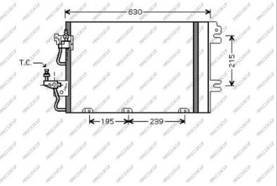 Prasco OP410C001 - Condensatore, Climatizzatore autozon.pro