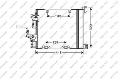 Prasco OP410C003 - Condensatore, Climatizzatore autozon.pro