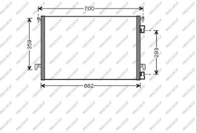 Prasco OP056C002 - Condensatore, Climatizzatore autozon.pro