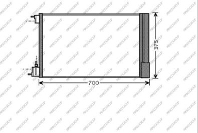 Prasco OP060C001 - Condensatore, Climatizzatore autozon.pro